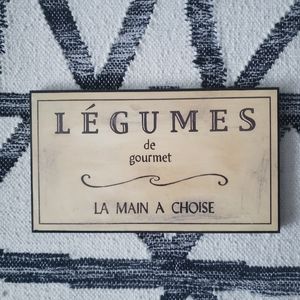French Kitchen Wall Plaque
